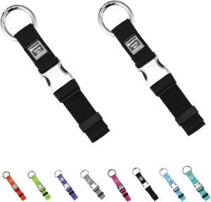2PCS Heavy Duty Add a Bag Luggage Straps Jacket Gripper,Carry-on Luggage Belt Baggage Suitcase Straps Belts Travel Accessories (Black 2Pack)