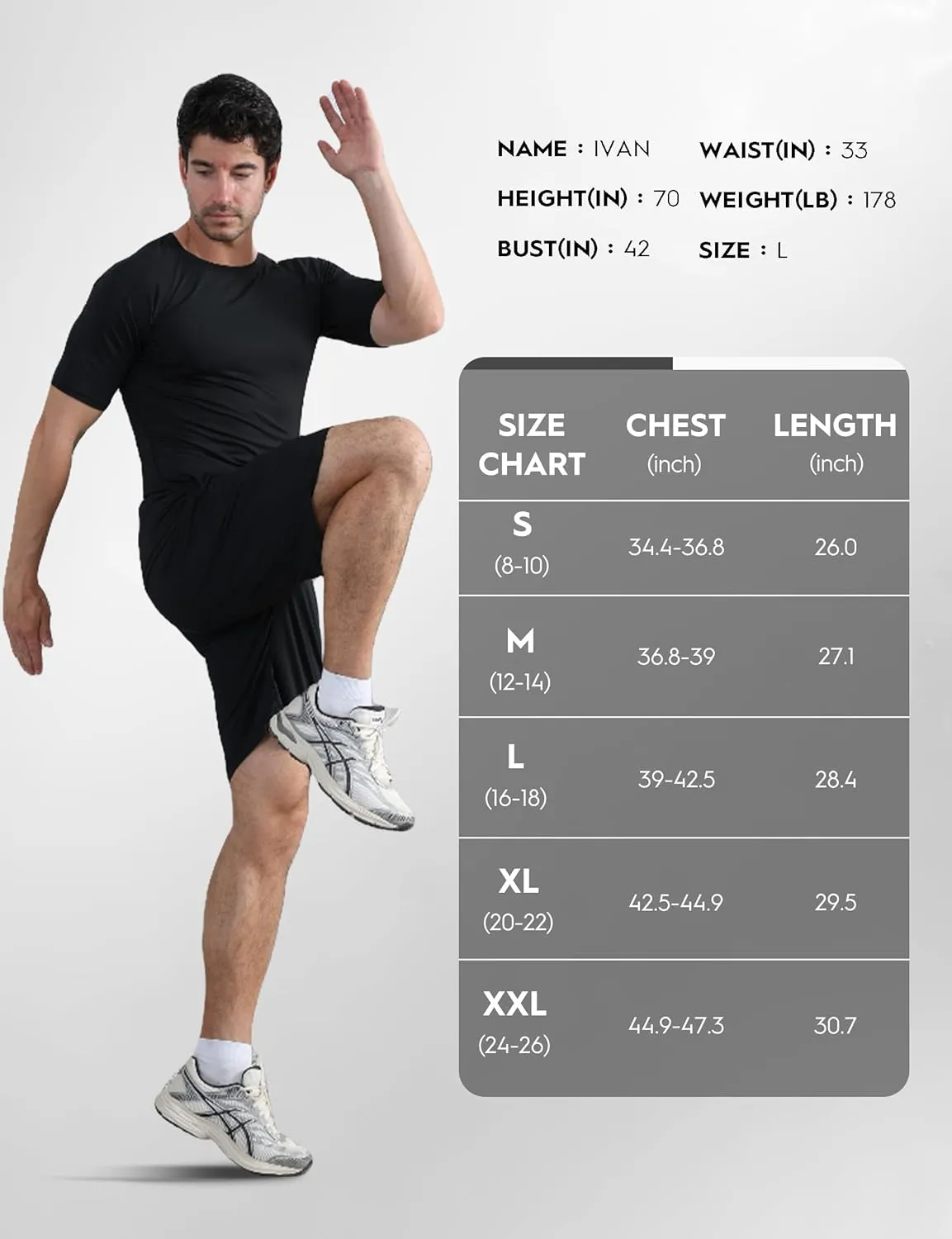 7 Pack Men's Compression Shirts Short Sleeve Slimming Workout Shirt for Gym Cool-Dry Athletic Undershirts