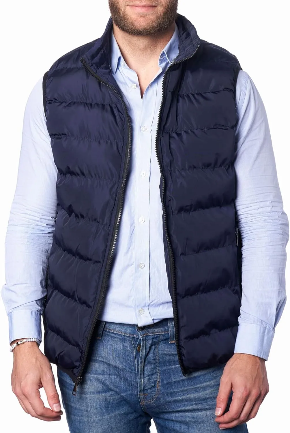 Alpine Swiss Asher Mens Lightweight Down Alternative Vest