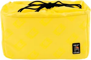 Ape Case Cubeze (ACQB 39) Flexible Padded Storage Bag; Removable & Adjustable Padded Inserts; Drawstring Closure; Hi-Vis Yellow Interior; Exterior Pockets for Accessories; Yellow