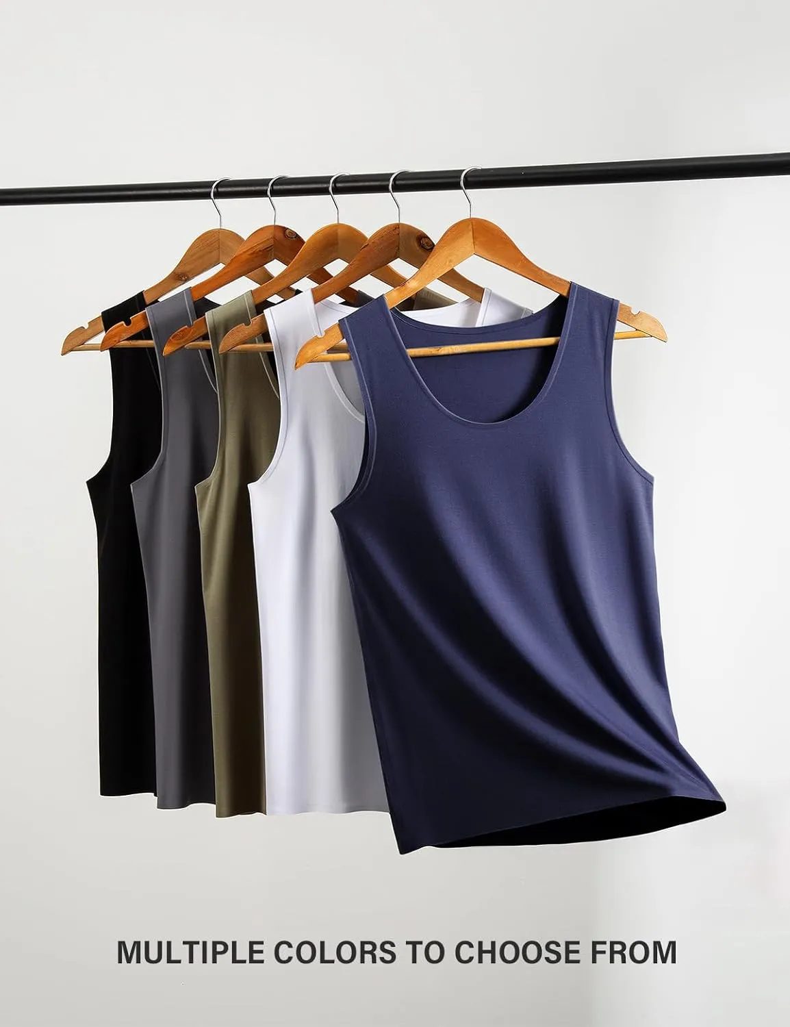 Arjen Kroos Men's Workout Tank Top 4 Pack Muscle Sleeveless Gym Shirts Activewear Slimming Vest Undershirts
