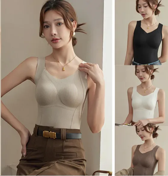 Black Friday Big Sale 60% OFF[Womens Gift] Women's Thermal Tank Tops With Built-in Bra