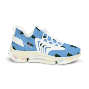 Blue Green Pine Men's Shoes, Christmas Trees Best Comfy Men's Mesh Sports Sneakers Shoes (US Size: 5-12)