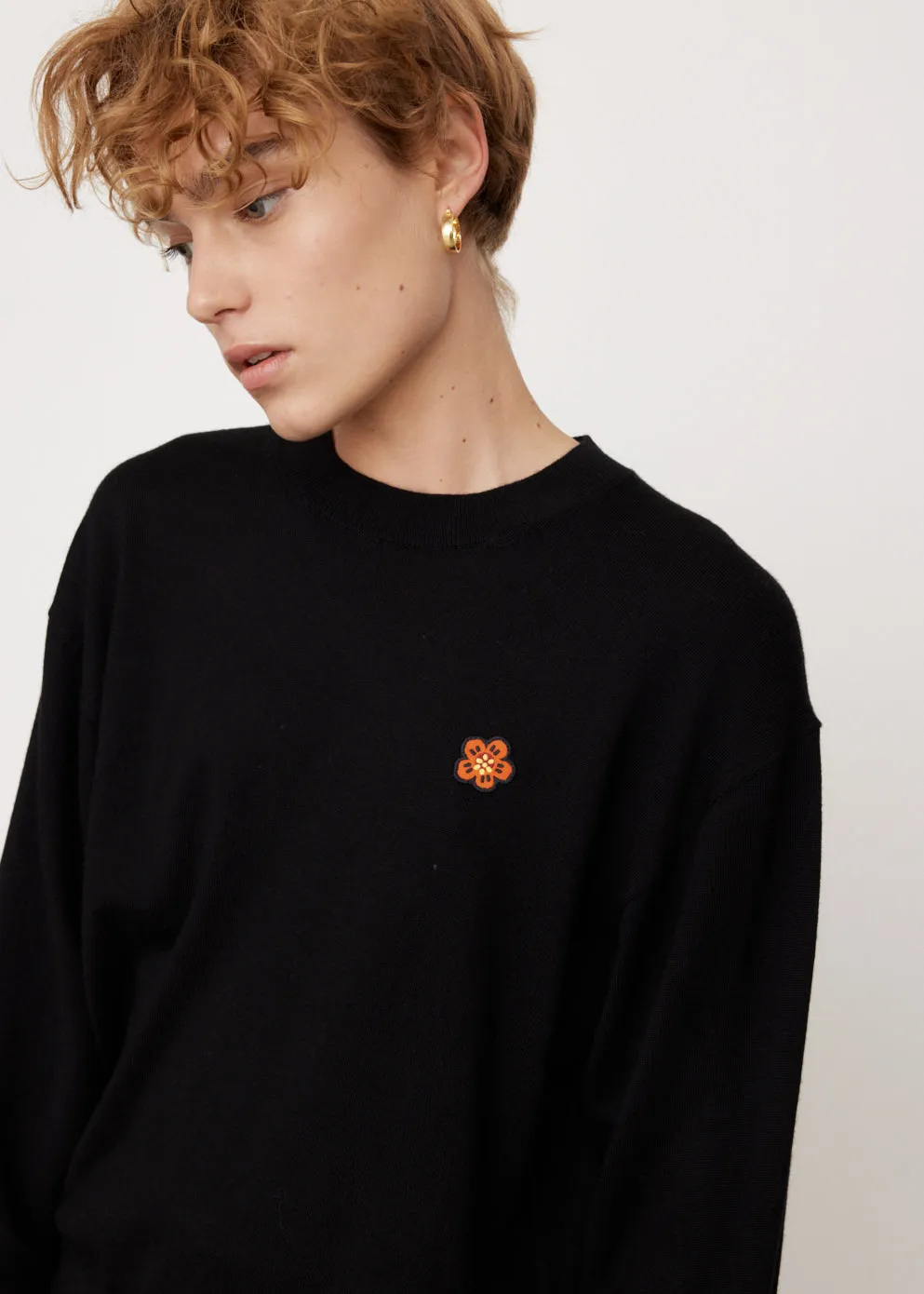 Boke Flower Crest Wool Jumper