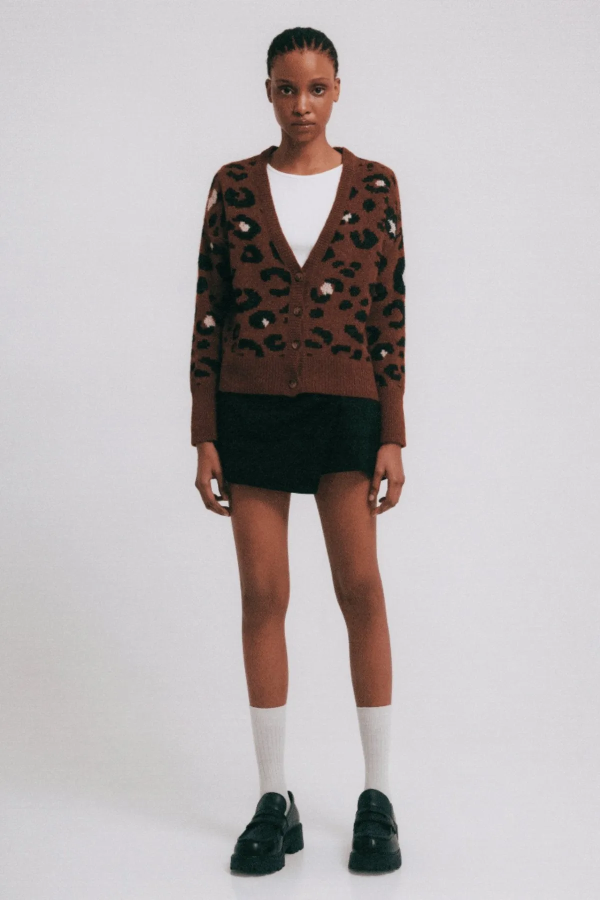Burgundy Pepa Cardigan
