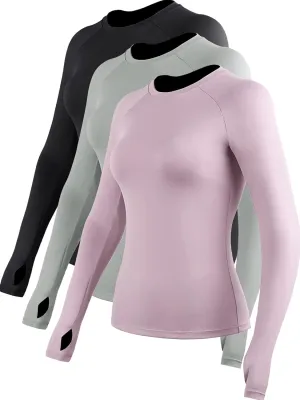 CADMUS Quick-Drying Running Long Sleeve Shirt for Women Workout Shirts