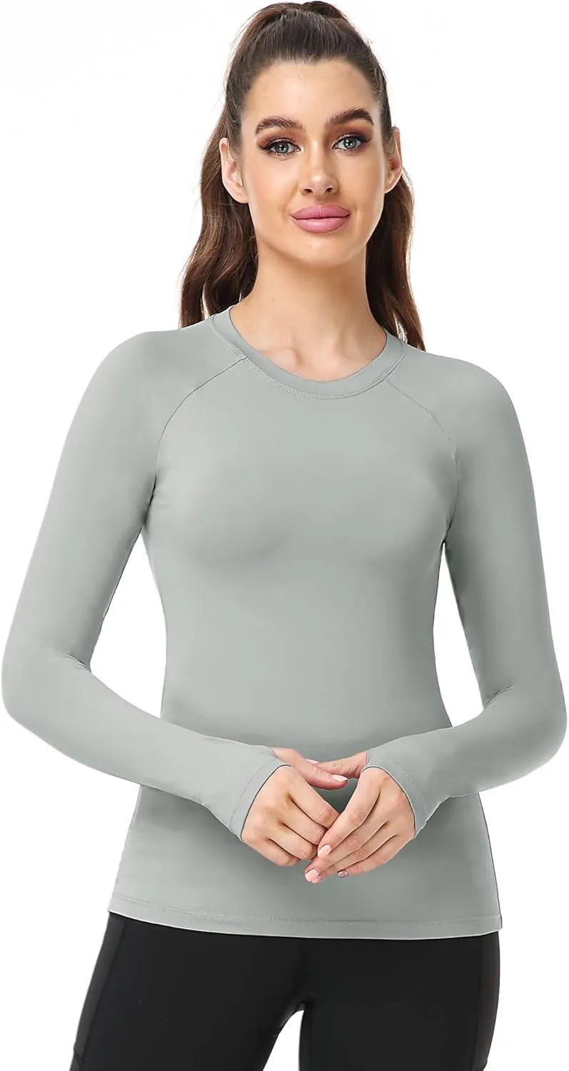 CADMUS Quick-Drying Running Long Sleeve Shirt for Women Workout Shirts