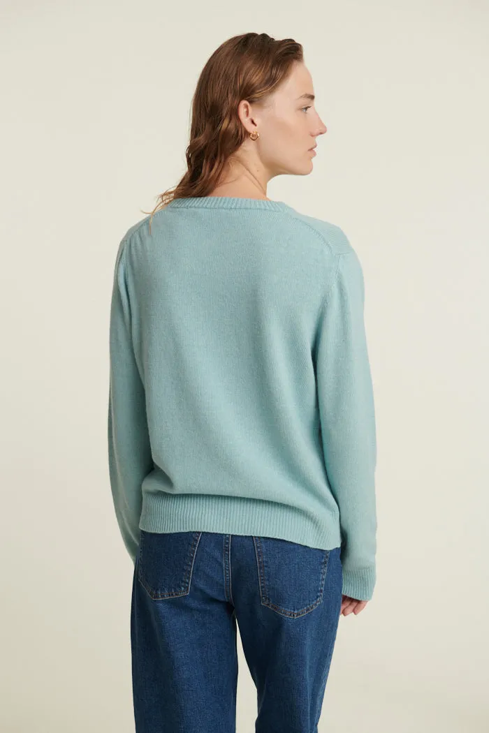 Cady O-Neck - Gossamer Green