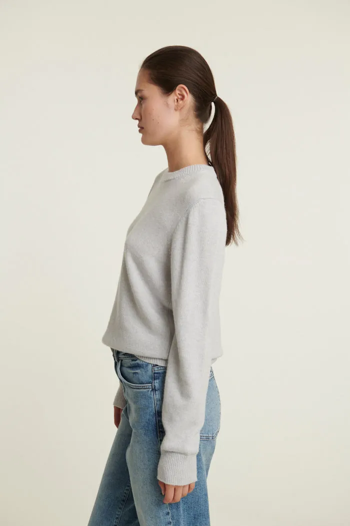 Cady O-Neck - Grey Mel.