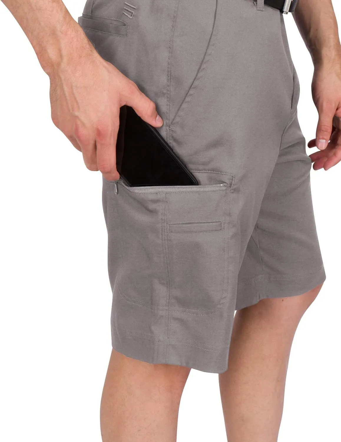 Cargo Golf Shorts for Men - Dry Fit, Large Pockets, Lightweight, Moisture Wicking, 4-Way Stretch