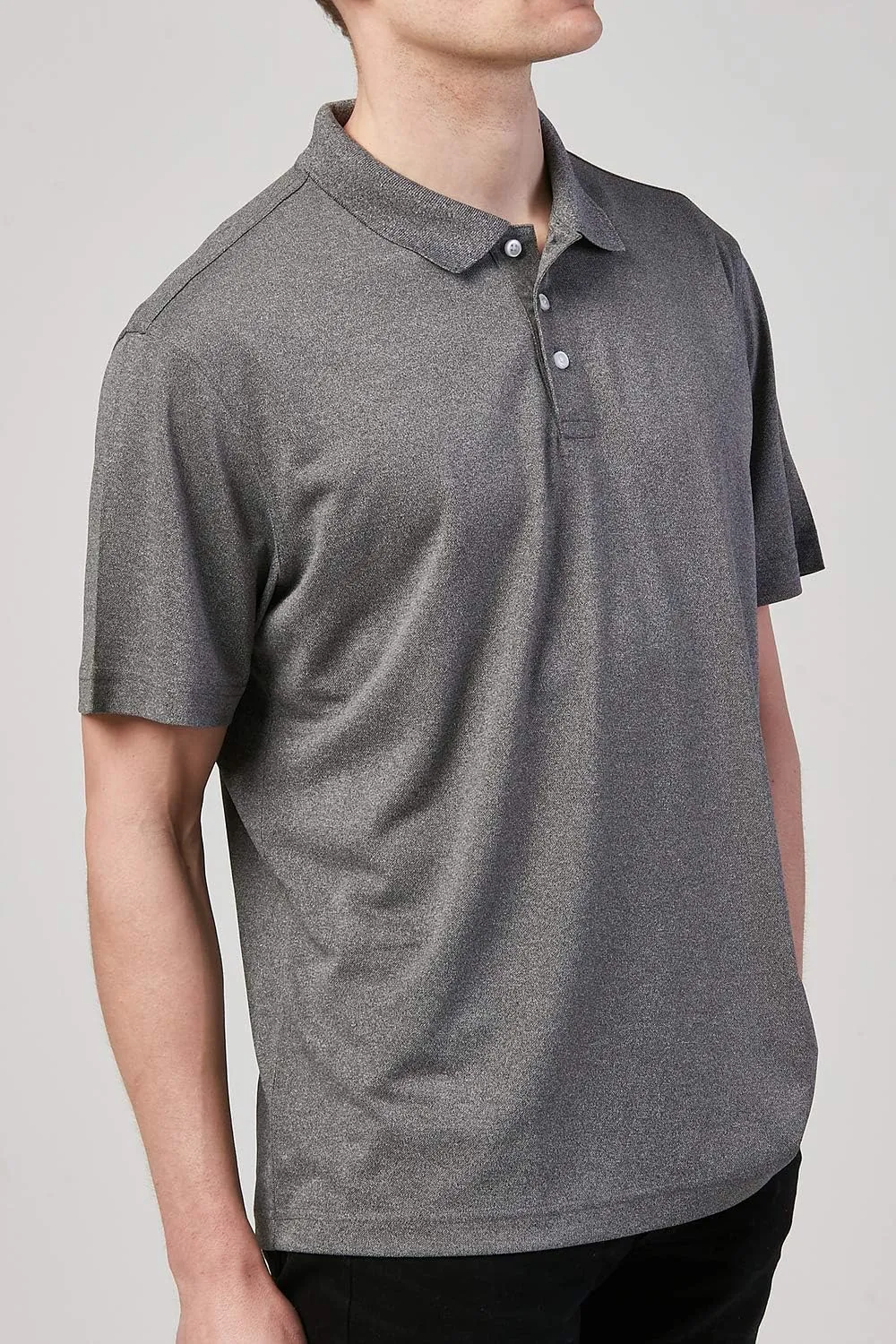 DEVOPS Men's Regular-Fit Quick-Dry Performance Golf Polo Shirts (Pack of 2)