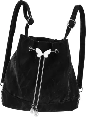 Didiseaon Convertible Bucket Handbag for Women Stylish Sling Bag Versatile Tote Backpack Functional Shoulder Bag for Everyday Use
