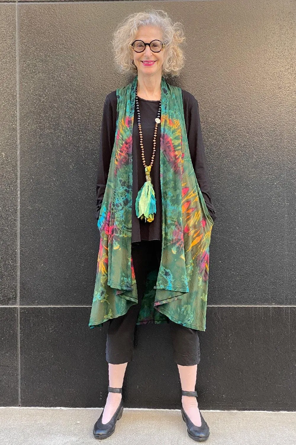Dramatic Tie Dye Vest
