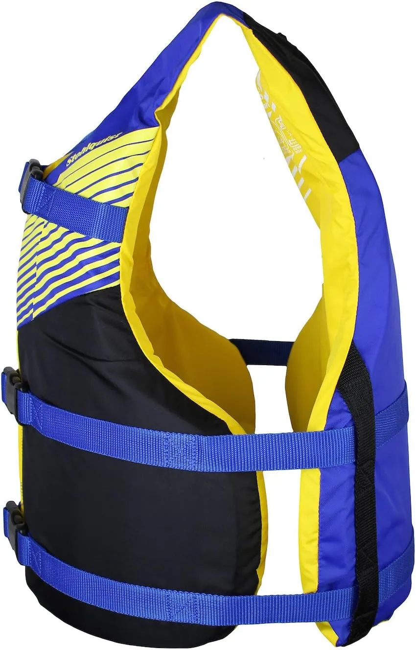 Fit Youth Life Jacket - Coast Guard Approved, High Mobility PFD, Buoyancy Foam, Fully Adjustable for Children