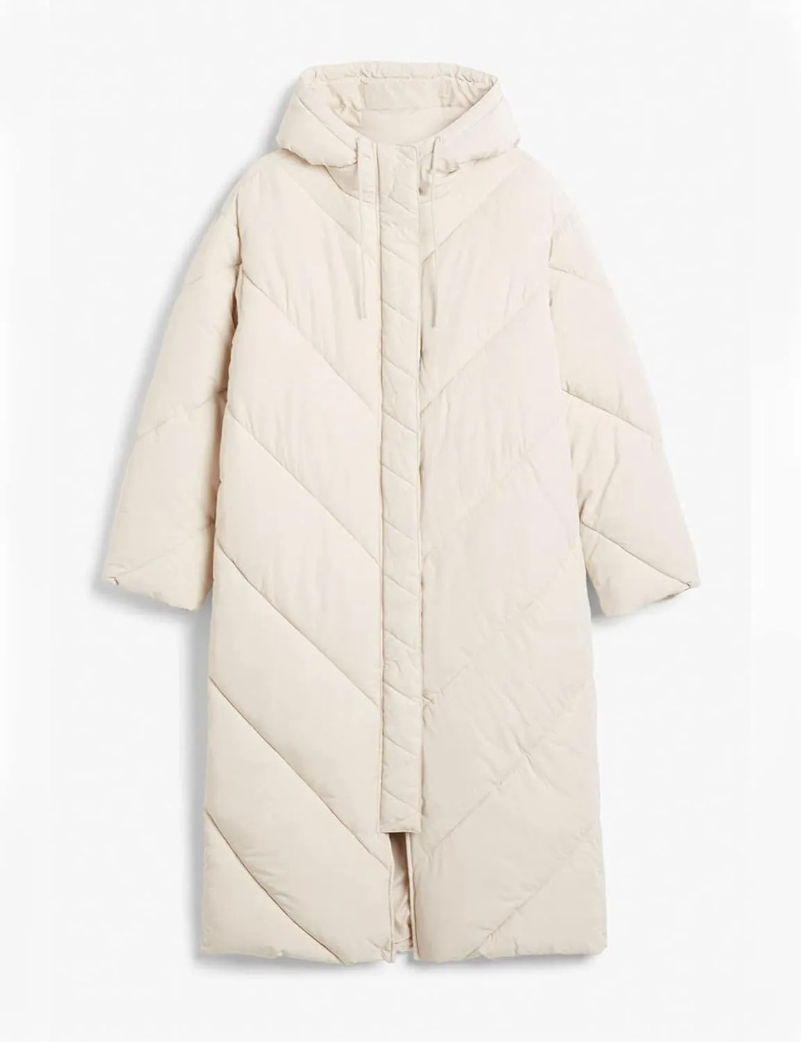 Flygo Womens Long Puffer Coat Long Sleeve Padded Winter Down Coats Hooded Parka Jacket