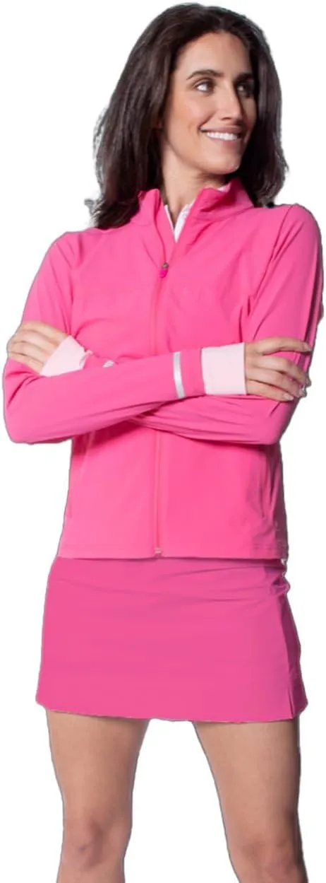 GOLFTINI Be an Athlete Skort - Long Active Skirt with Pockets, Tummy Control Waistband & Undershorts for Golf, Tennis & More
