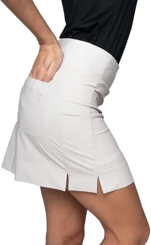 GOLFTINI Be an Athlete Skort - Long Active Skirt with Pockets, Tummy Control Waistband & Undershorts for Golf, Tennis & More