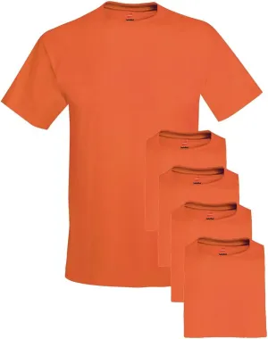 Hanes Mens Tall 100% Cotton Crew Neck Undershirts, Tagless, Ultra Comfort, Multipack