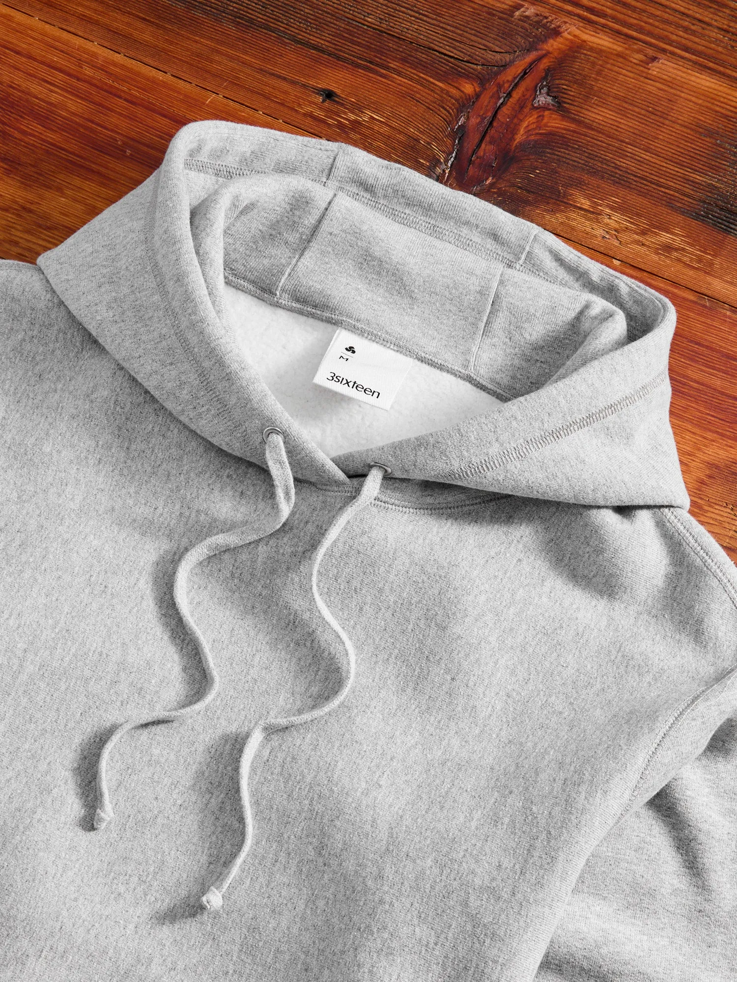 Heavyweight Pullover Hoodie in Heather Grey