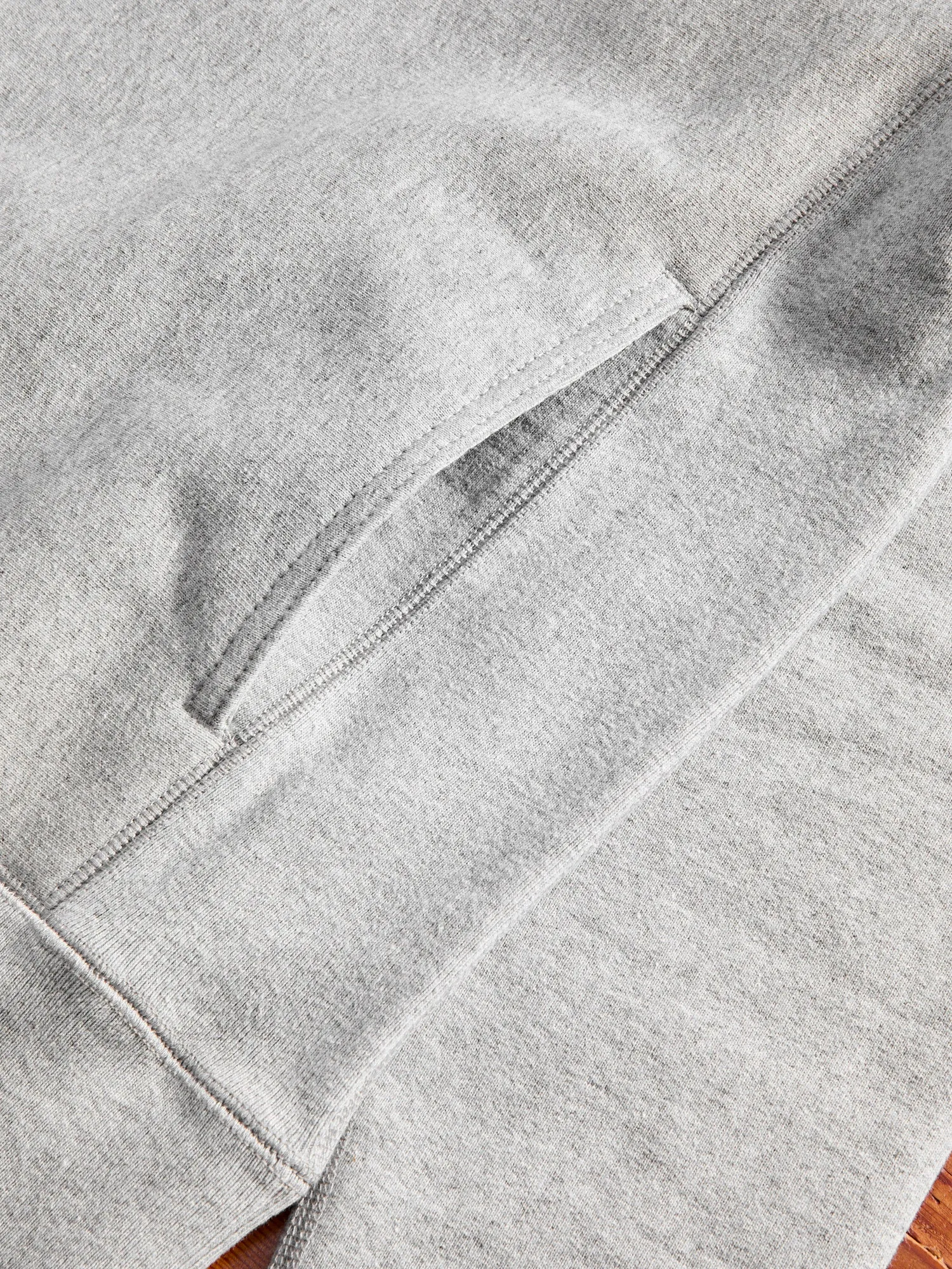 Heavyweight Pullover Hoodie in Heather Grey