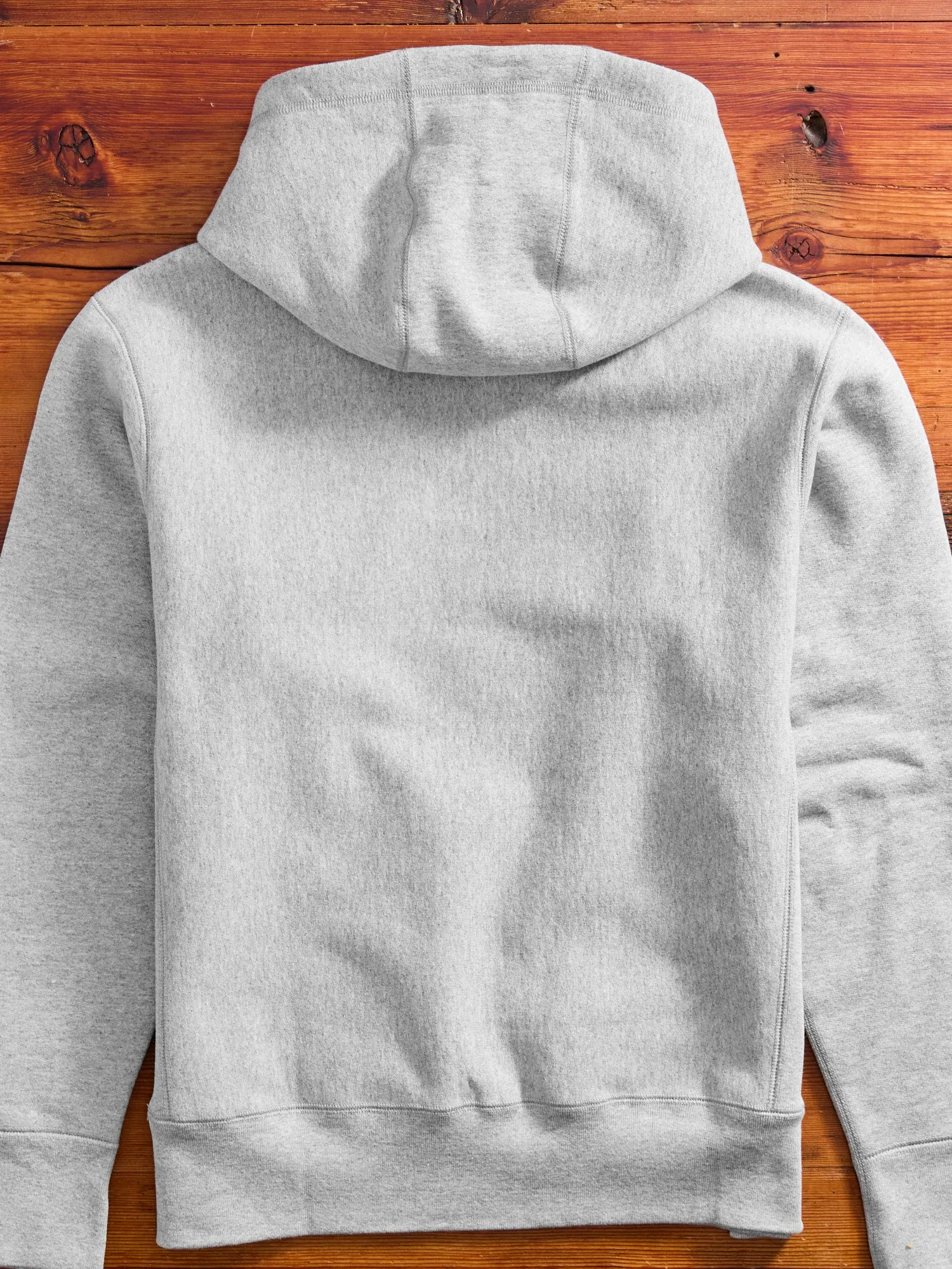 Heavyweight Pullover Hoodie in Heather Grey