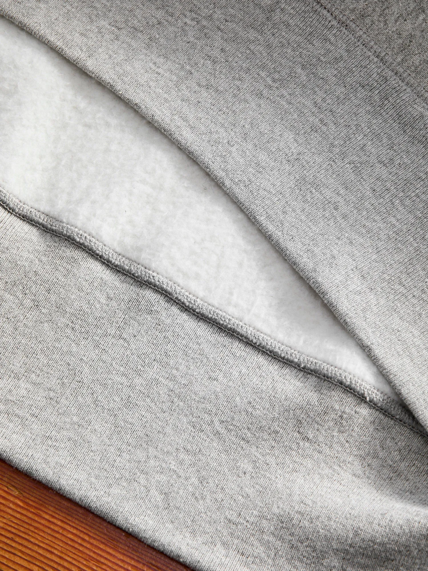 Heavyweight Pullover Hoodie in Heather Grey