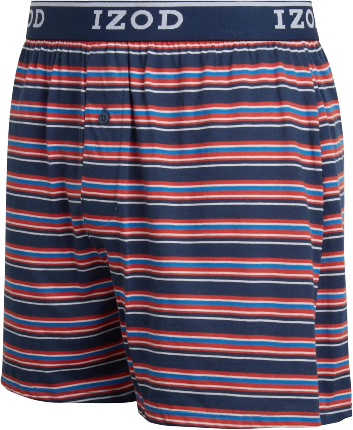 IZOD Men's Boxer Shorts - 8 Pack Classic Knit Mens Underwear Boxers with Functional Fly - Breathable Boxers for Men (M-2XL)
