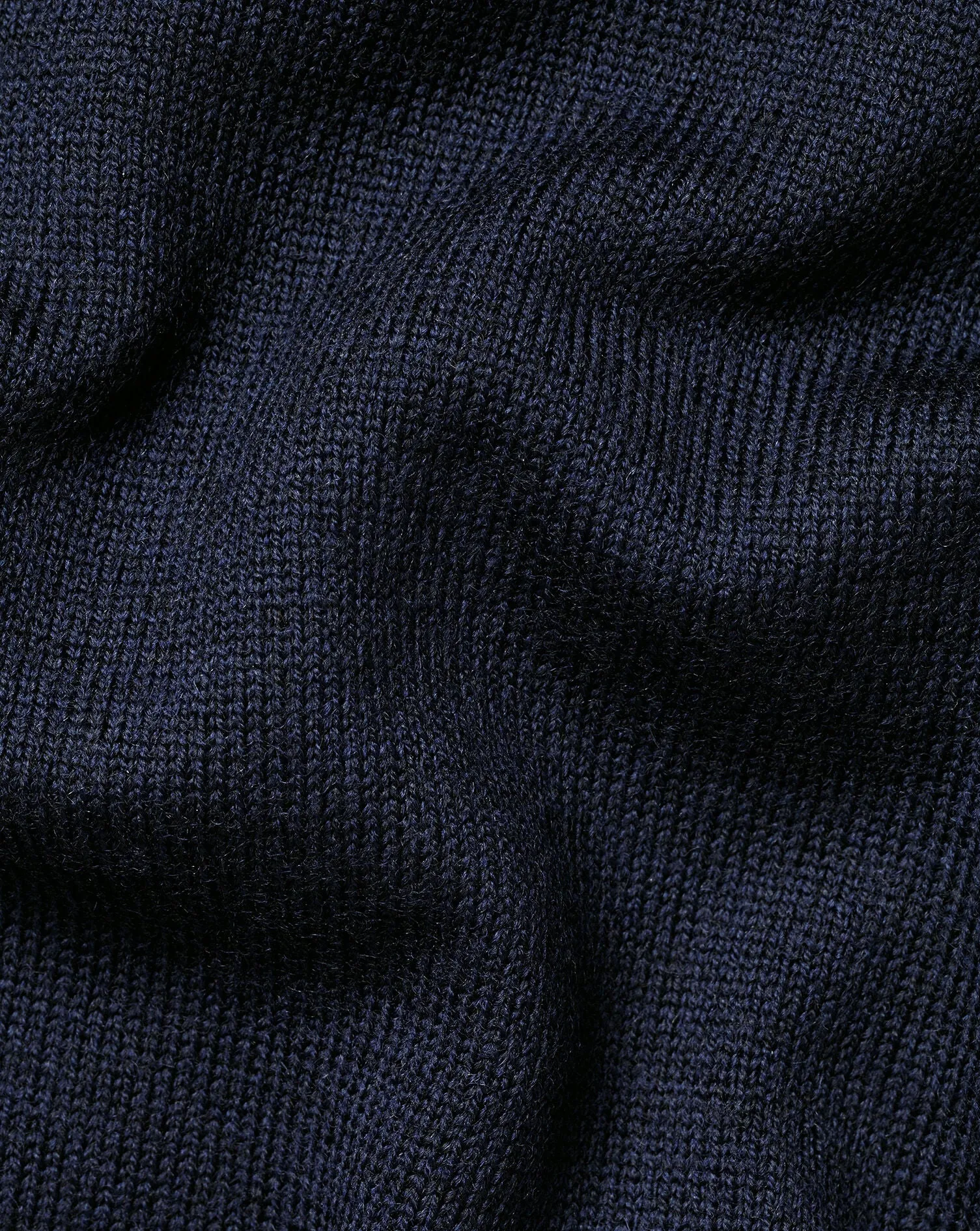 Navy Blue Pure Merino Cardigan