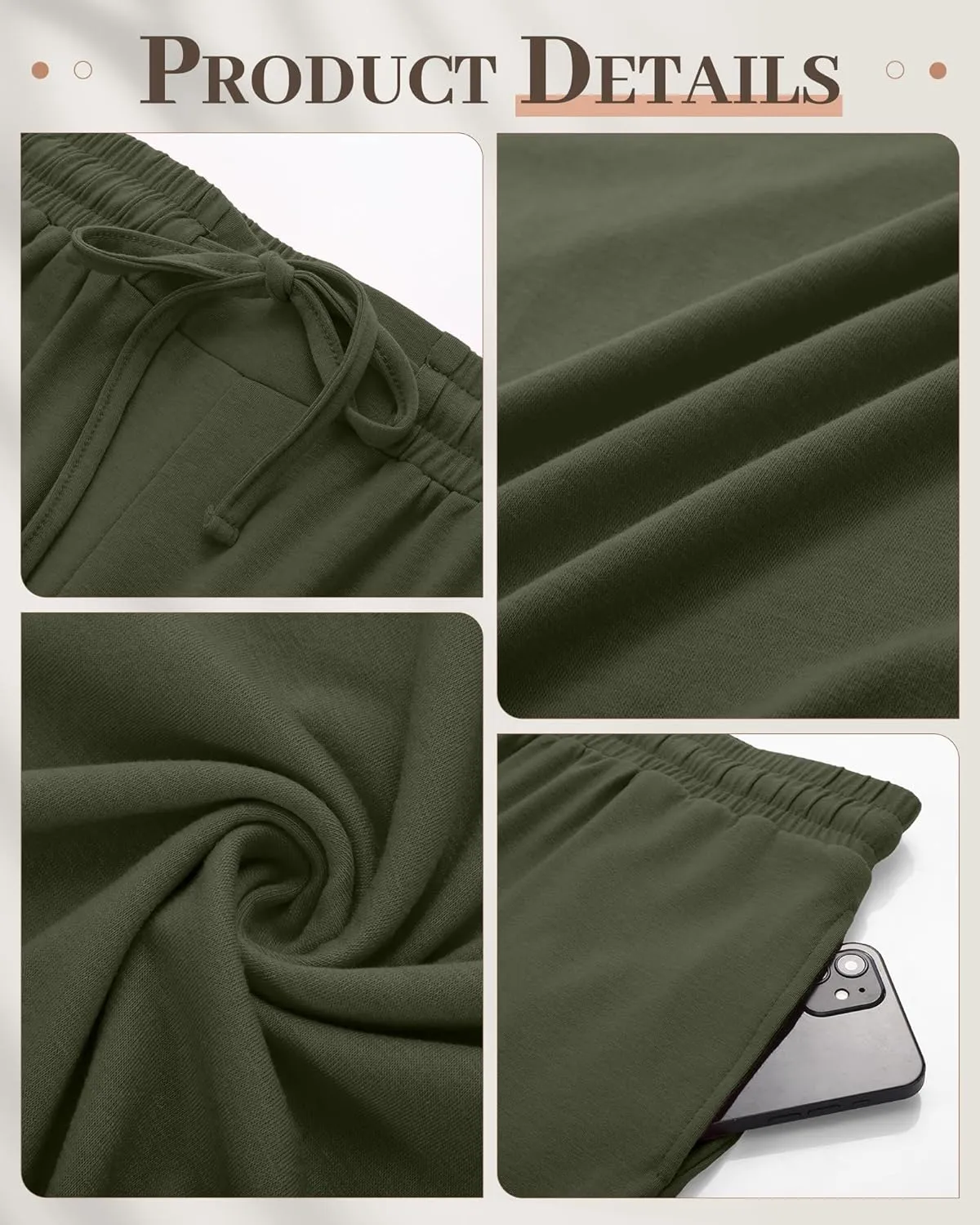 Neer 3 Pack Women's Plus Size Pants Wide Leg Lounge Yoga Pants Casual Baggy Drawstring High Waist Sweatpants with Pockets