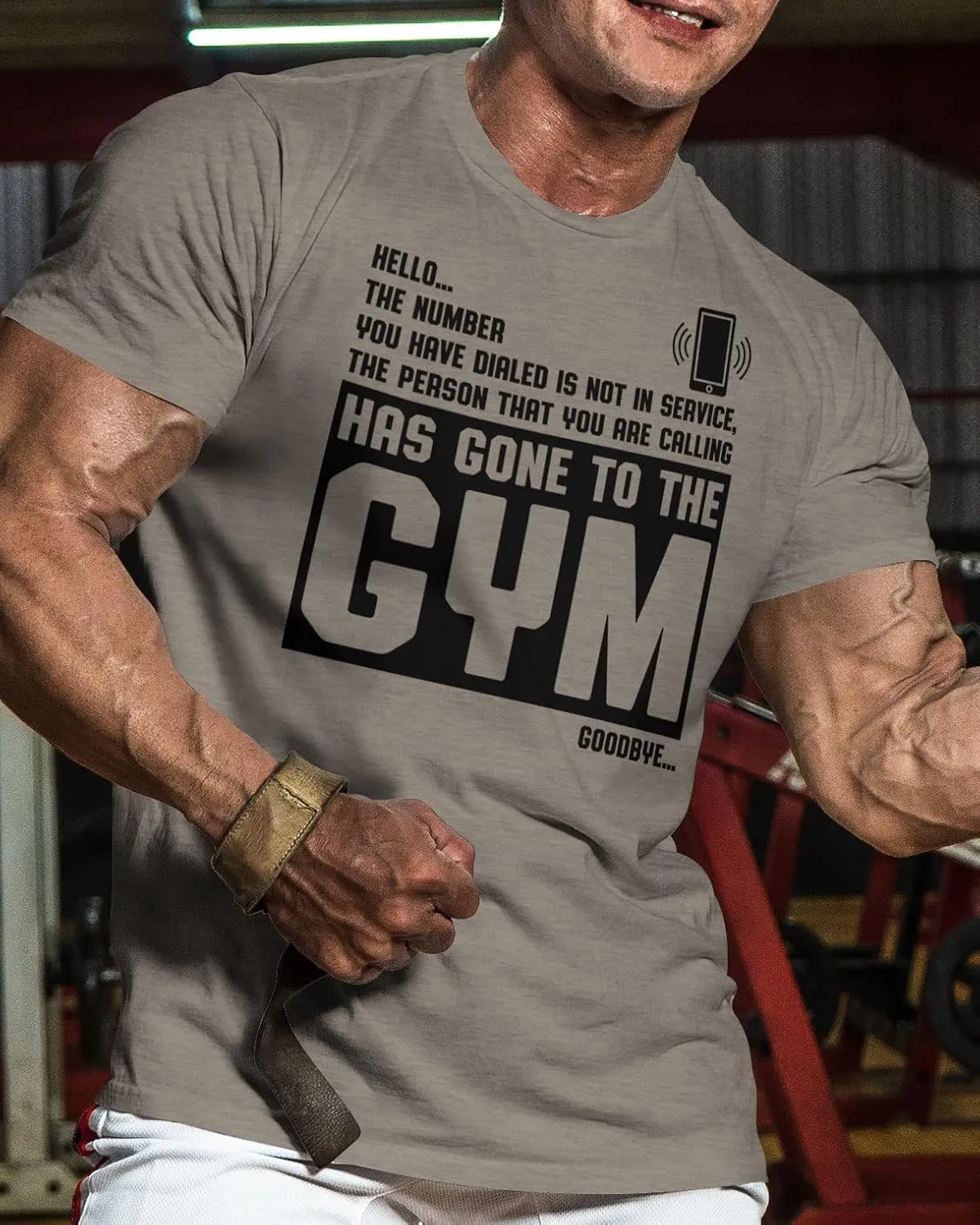 Person Has Gone to The Workout Motivation Thing Gym Shirt for Men