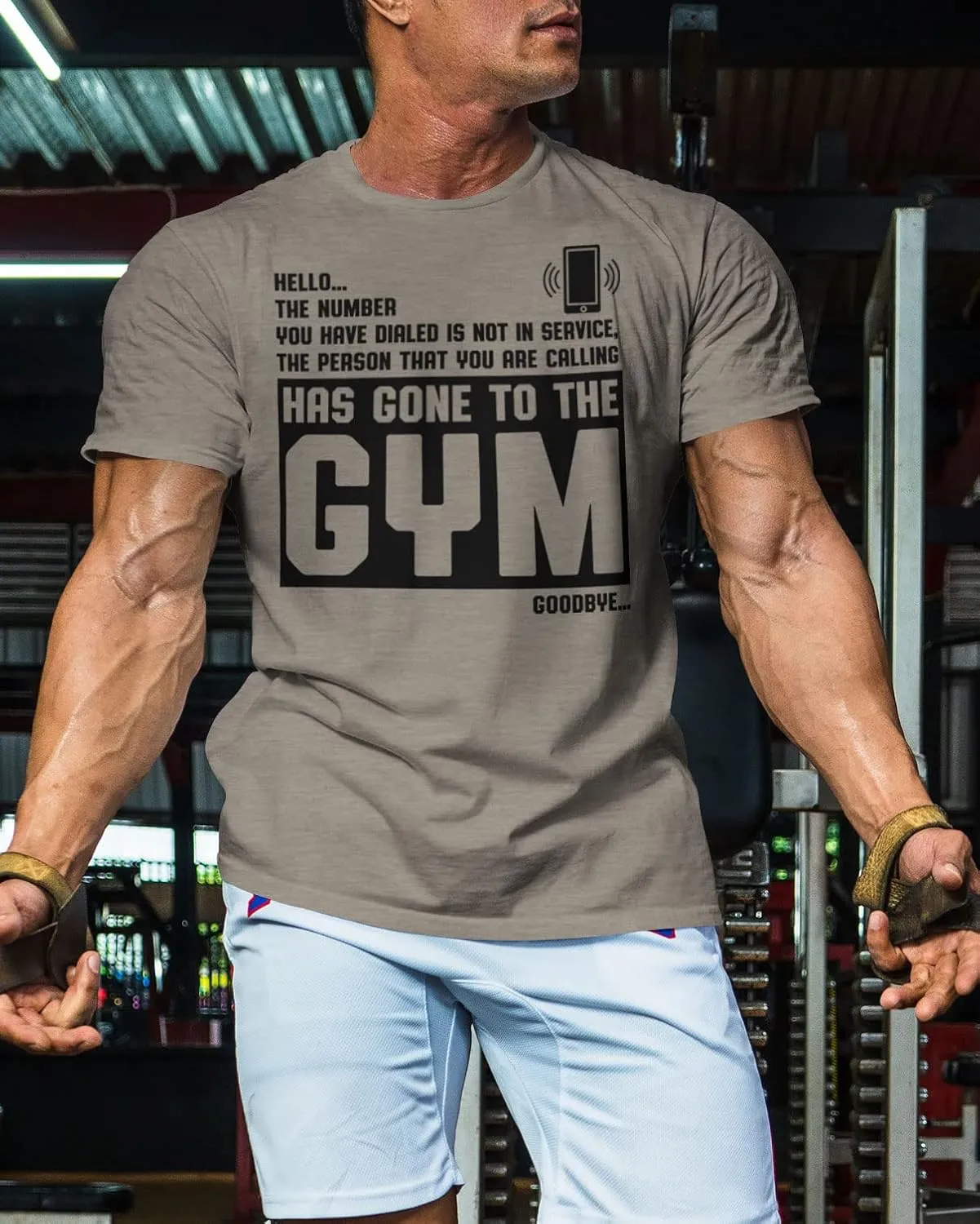 Person Has Gone to The Workout Motivation Thing Gym Shirt for Men