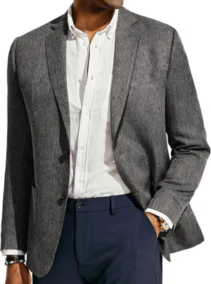 PJ PAUL JONES Mens Blazer Casual Sport Coats Regular Fit Two Button Suit Jacket Lightweight Sports Jacket