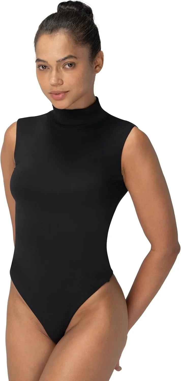 Sunzel Women's Tummy Control Bodysuit, Sleeveless Sexy Tank Tops Sharp Leotard Shapewear Clothing