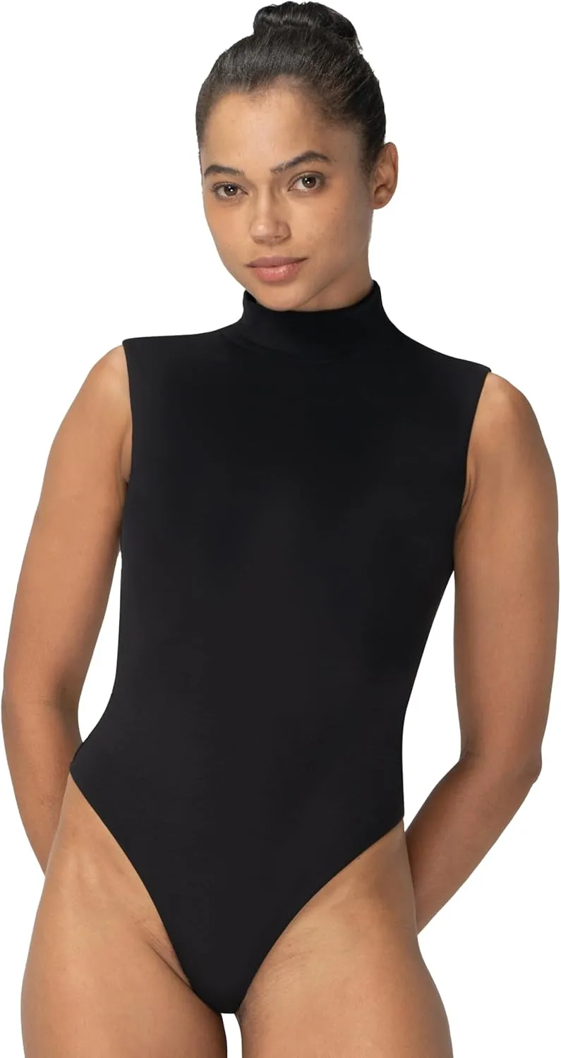 Sunzel Women's Tummy Control Bodysuit, Sleeveless Sexy Tank Tops Sharp Leotard Shapewear Clothing