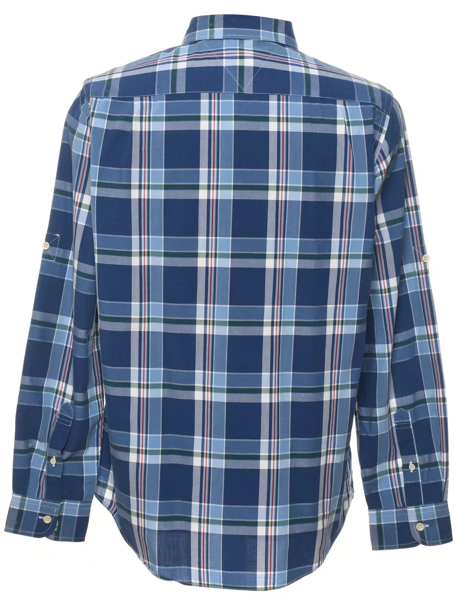 Tommy Hilfiger Checked Navy Shirt - M