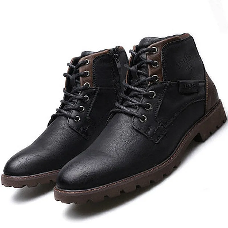 West Louis Handmade Leather Outdoor Ankle Boots