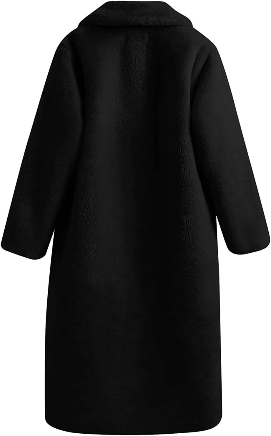 Women Luxury Faux Fur Coat Comfort Warm Winter Fleece Parka Jacket Open Front Long Cardigan Sherpa Outerwear Overcoat