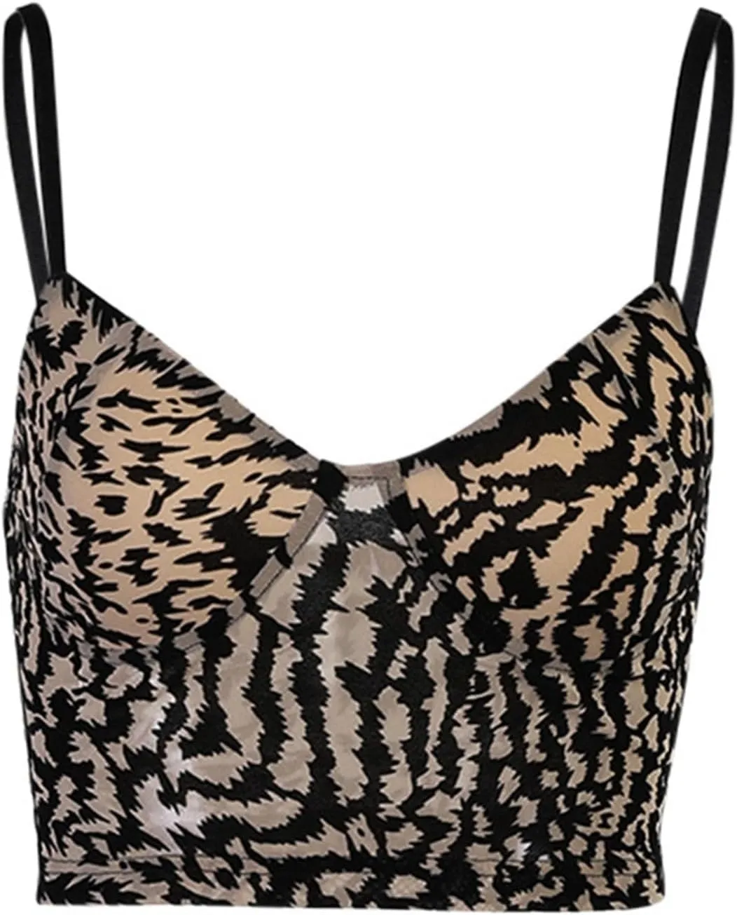 Womens Tank Tops Female Deep V Vest Spring and Autumn Umbilical Short Camisole Vest Summer(Medium)