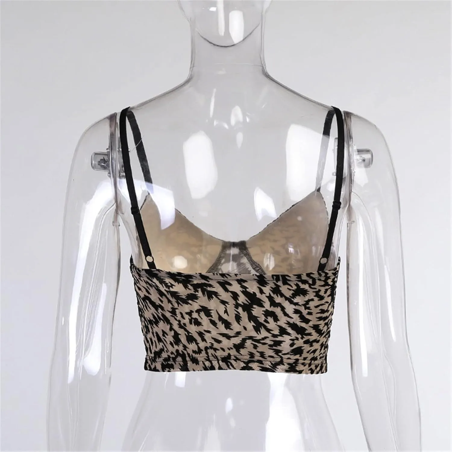 Womens Tank Tops Female Deep V Vest Spring and Autumn Umbilical Short Camisole Vest Summer(Medium)