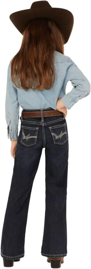 Wrangler Girls' Stretch Boot Cut Jean