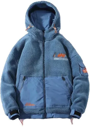 Xingfenly Men' Hooded Jacket Winter Thicken Warm Outerwear Loose Cotton-Padded Coats for Male